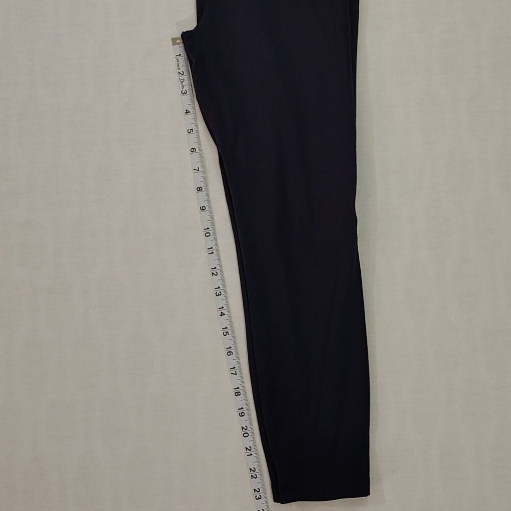 All In Motion High Waist Yoga Leggings Sz L Navy Athletic Workout Pants Pockets - Picture 12 of 15